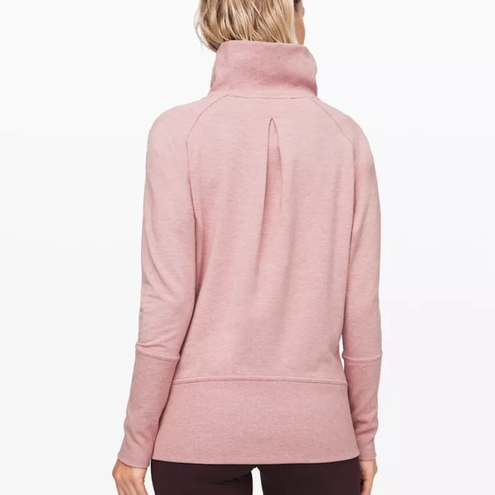 Lululemon High Lines Pink Women's Sweater - Heathered Vintage Mauve